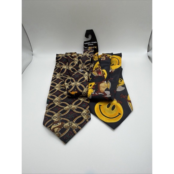 Warner Bros. Interactive Entertainment Other - VTG NWOT Looney Tunes Mania Set Of Neckties 1995/1996